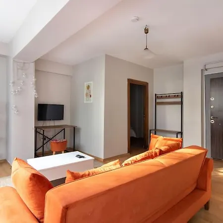 公寓 Cozy Modern 1br W Patio New Building In Maltepe *