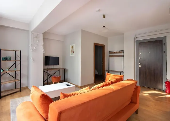 Appartement Cozy Modern 1br W Patio New Building In Maltepe *